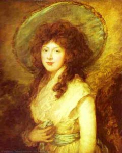 Miss Catherine Tatton — Thomas Gainsborough, Rococo Style