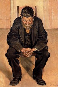 Old Man Sitting — Ferdinand Hodler