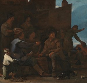 The Card Players, Michael Sweerts, C. 1646 - C. 1652 — Michael Sweerts