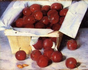 Plums In A Basket — Joseph Decker