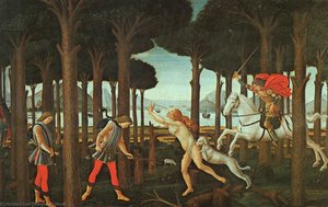 The Story Of Nastagio Degli Onesti (first Episode) — Sandro Botticelli