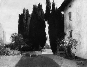 Italian Garden — Friedrich August Von Kaulbach