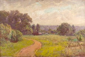 Morning In The Valley — Theodore Clement Steele, Impressionism