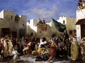 The Fanatics Of Tangier — Eugène Delacroix