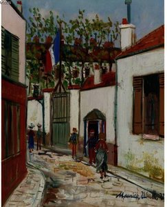 The Barracks Of Dix-huitième — Maurice Utrillo