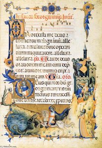 Codex Of St George (folio 85r) — Master Of The Codex Of Saint George