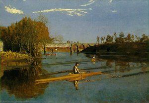 Max Schmitt In A Single Scull Moma Ny — Thomas Eakins