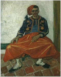 Seated Zouave, The — Vincent Willem Van Gogh, Post-impressionism