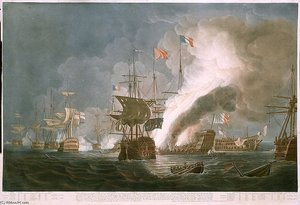 The Battle Of The Nile - — Thomas Whitcombe