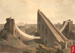 Samrat Yantra And Jai-prakash Yantra, Jantar Mantar, Delhi — Thomas Daniell