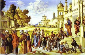 The Ordination Of St. Stephen As Deacon — Vittore Carpaccio, High Renaissance