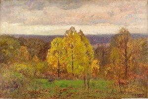 The Breaking Sky (autumn, North Slope) — Theodore Clement Steele, Impressionism