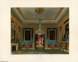 Ante Room Looking North, Carlton House — Charles Wild