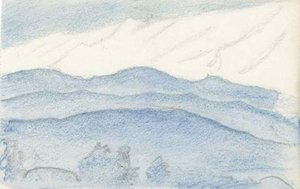 Sketch Of Mountain Landscape 16 — Nicholas Roerich