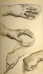 Four Hands, Two Holding Bowls — Vincent Willem Van Gogh, Realism