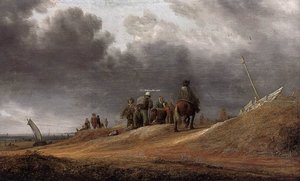 Market By The Seashore — Jacob Salomonsz Ruysdael