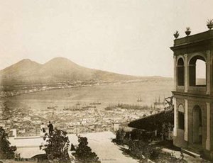 Panorama Of Naples From Villa Tolentino — Roberto Rive