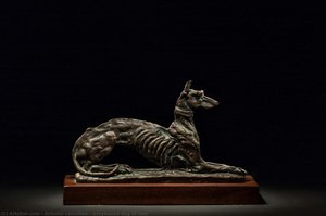 Greyhound Dog At Rest — Antonio Laccabue