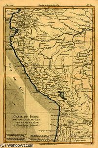 Peru, From 'atlas De Toutes Les Parties Connues Du Globe Terrestre' By Guillaume Raynal Pu — Rigobert Bonne (charles Marie Rigobert Bonne)