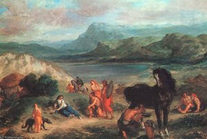 Ovid Scythians — Eugène Delacroix