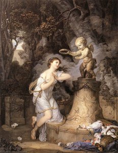 Votive Offering To Cupid — Jean-baptiste Greuze, Rococo Sentimentality