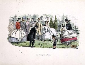A Croquet Match,