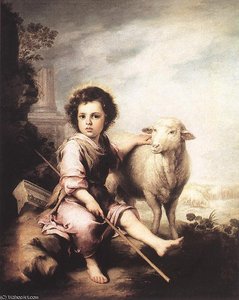 Christ The Good Shepherd — Bartolomé Esteban Murillo