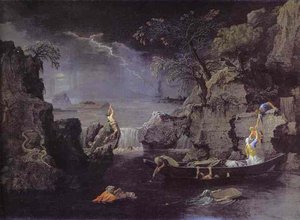 Winter. The Deluge — Nicolas Poussin