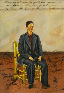 Self-portrait With Cropped Hair — Frida Kahlo