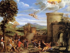The Martyre Of St Steven Sun — Annibale Carracci