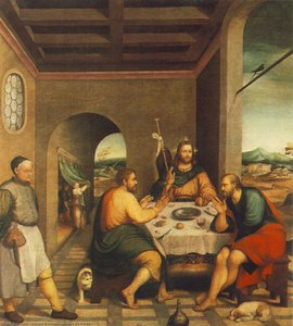 Supper At Emmaus - - — Jacopo Bassano (jacopo Da Ponte)