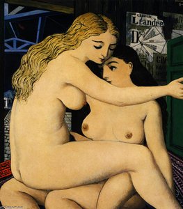 The Two Friends — Paul Delvaux