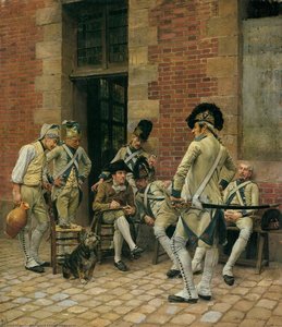 The Portrait Of A Sergeant — Jean-louis Ernest Meissonier, Contemporary Realism