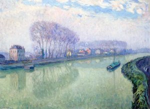The Marne At Ponponne — Henri Lebasque