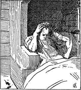 Olav Tryggvasons Saga - Haakon Jarl - C. Krohg — Christian Krohg