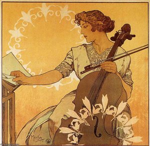 Untitled (6213) — Alphonse Mucha, Art Nouveau