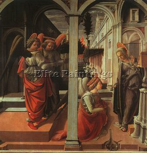 The Annunciation - Tempera On Wood - — Filippo Di Tommaso Lippi, Renaissance Art