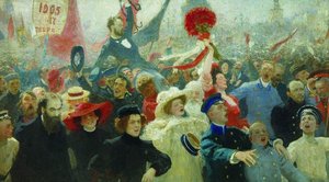 Manifestation. October 17, 1905 — Ilya Yefimovich Repin, Realism
