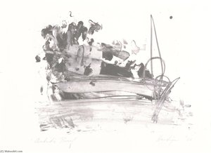 The Hero Leaves His Ship — Grace Hartigan