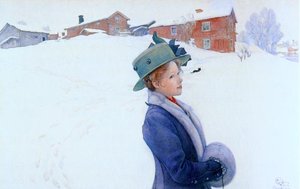 Lisbeth's New Hat — Carl Larsson
