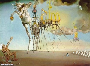 The Temptation Of Saint Anthony, 1946 — Salvador Dalí