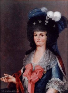 Portrait Of María Luisa De Parma — Antonio Carnicero Y Mancio