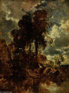 Eel Baskets On The Thames — William James Müller
