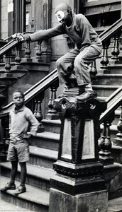 New York (two Boys On Steps) — Helen Levitt, Street Photography