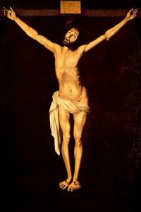 Cristo En La Cruz — Francisco De Zurbarán, Baroque