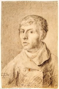Self-portrait As A Young Man — Caspar David Friedrich, Romanticism