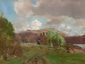Landscape With A Ruined Castle — George Houston