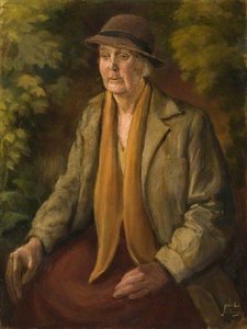 Elderly Lady In A Coat And Hat — John E Williams