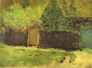 The First Green. May. Study — Isaak Ilyich Levitan