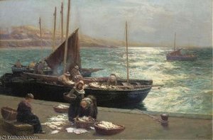 Sorting Fish, Pittenweem — Alexander Young
